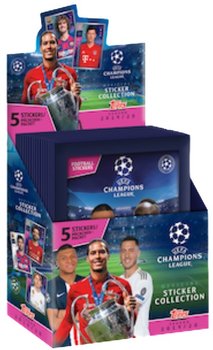 Champions League UEFA Box 30 Saszetek z Naklejkami