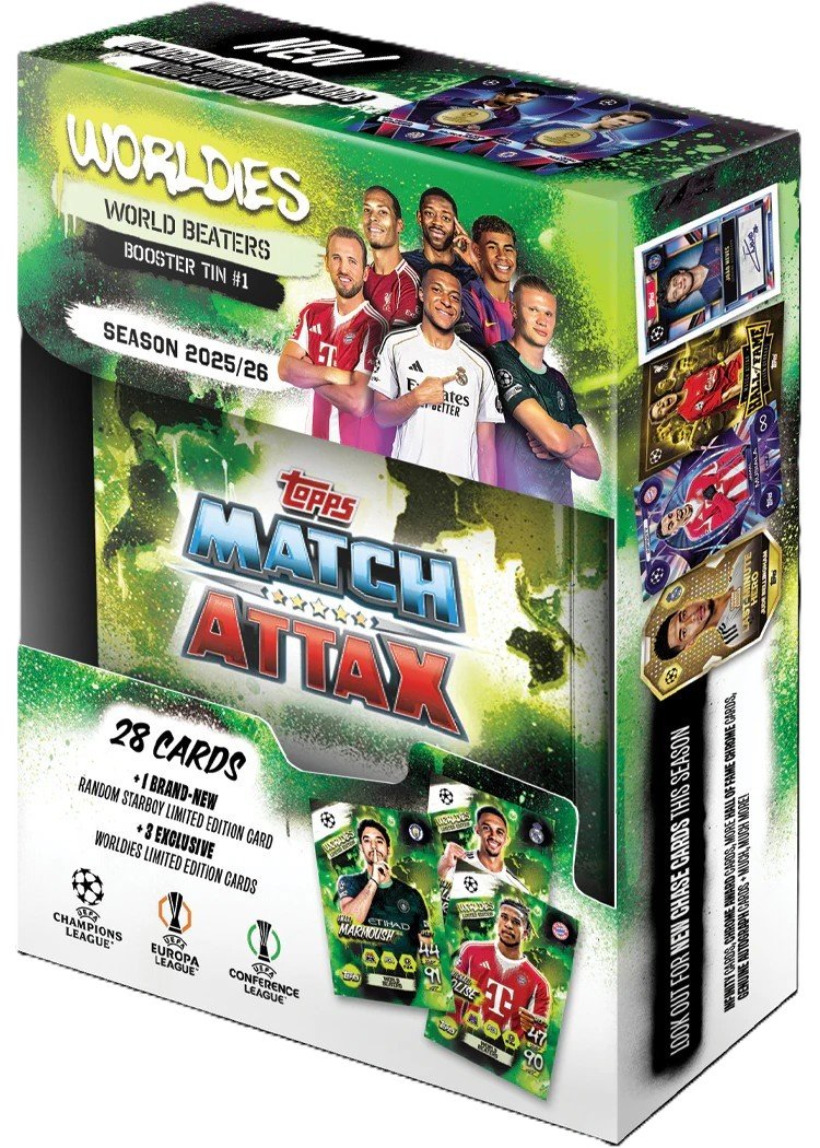 Champions League UEFA Match Attax Topps TCG Mini Puszka