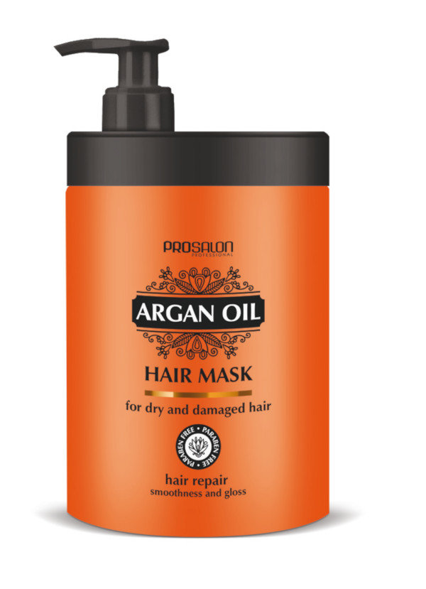 Фото - Шампунь Prosalon Chantal,  Argan Oil, maska do włosów z olejkiem arganowym, 1000 g 