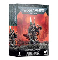 Chaos lord in terminator armor chaos space marines, warhammer 40000 Games Workshop