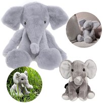 Charlie Bears, zestaw dwóch maskotek z serii Bear&Me i Cuddle Cubs, SŁOŃ - idealny dla niemowląt i dzieci