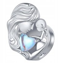Charms do Pandora Zawieszka Charms Mama i Dziecko Srebro 925 Charmsy Trusky Trusky