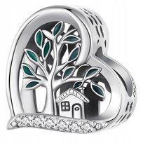 Charms do Pandora Zawieszka Charms Serce Drzewo Charmsy Trusky