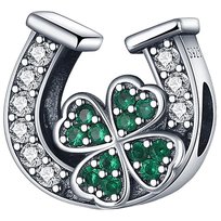 Charms do Pandora Zawieszki Charms Podkowa Koniczyna Charms MODA TRUSKY Trusky