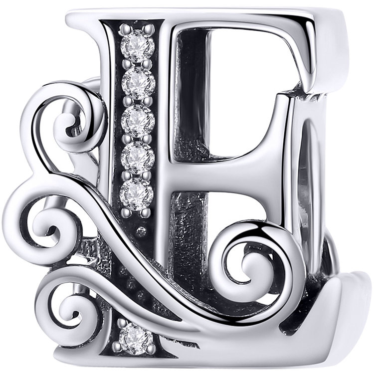 CHARMS Literka E Do Pandora Srebro Zawieszka Wisiorek - WatchMe | Moda ...