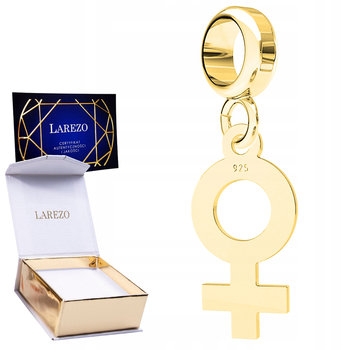 Charms wiszący złoty Symbol Kobiety srebro - LAREZO