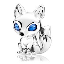 Charms Zawieszka SREBRO 925 koralik Lis Sfera Damska