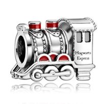 Charms Zawieszka SREBRO 925 koralik Pociąg Hogwart Express Harry Potter