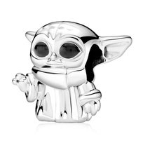 Charms Zawieszka SREBRO 925 koralik Star Wars Baby Yoda Gwiezdne Wojny
