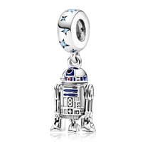 Charms Zawieszka SREBRO 925 koralik Star Wars R2-D2 Gwiezdne Wojny