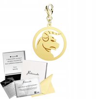 Charms Złoty Znak Zodiaku Byk Srebro 925 Prezent Kobieta DEDYKACJA GRATIS