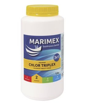 Chemia basenowa Chlor Triplex 3 w 1 - 1,6 kg (tabletki) - Marimex
