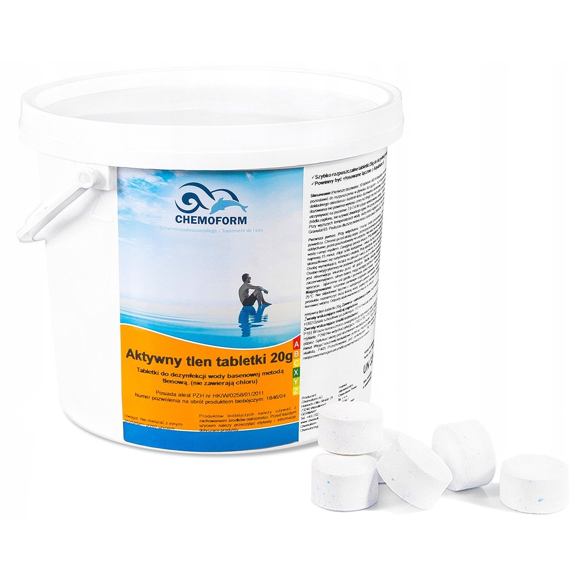 Chemoform Aktywny Tlen Tabletki 20g metoda tlenowa 5kg - Chemoform ...