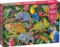 CherryPazzi, puzzle, amazing chameleons, 2000 el. CherryPazzi