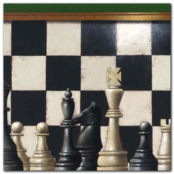 Chess plakat obraz 30x30cm - Wizard+Genius