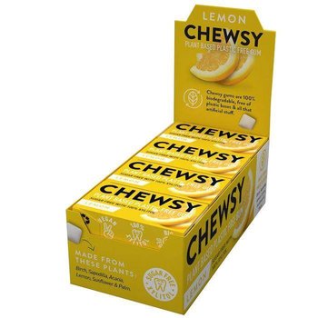 Chewsy, gumy do żucia o smaku cytrynowym, 12 x 10 sztuk