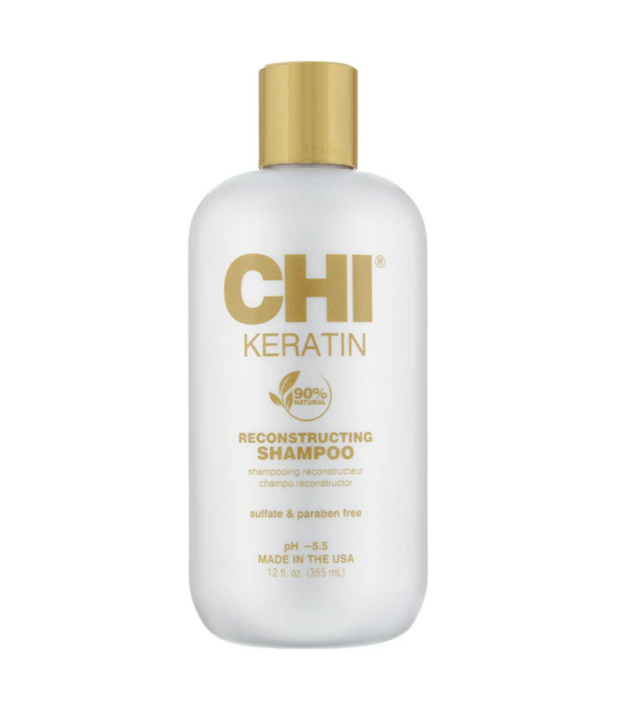 CHI, Keratin, szampon regenerujacy z keratyną, 355 ml-Zdjęcie-0