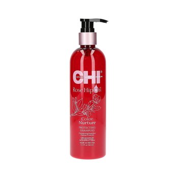 CHI, Rose Hip Oil, szampon ochronny do włosów farbowanych, 340 ml - CHI