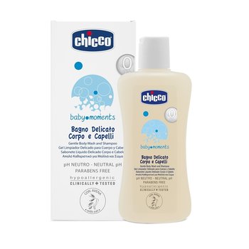 Chicco, Delikatny płyn do mycia ciała i włosów, 200 ml - Chicco