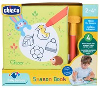 Chicco Książeczka do kolorowania wodą Baby Senses Season Book