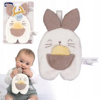 CHICCO MIĘKKA PRZYTULANKA ZENSORYCZNA ZAWIESZKA DO SMOCZKA KRÓLICZEK 0M+