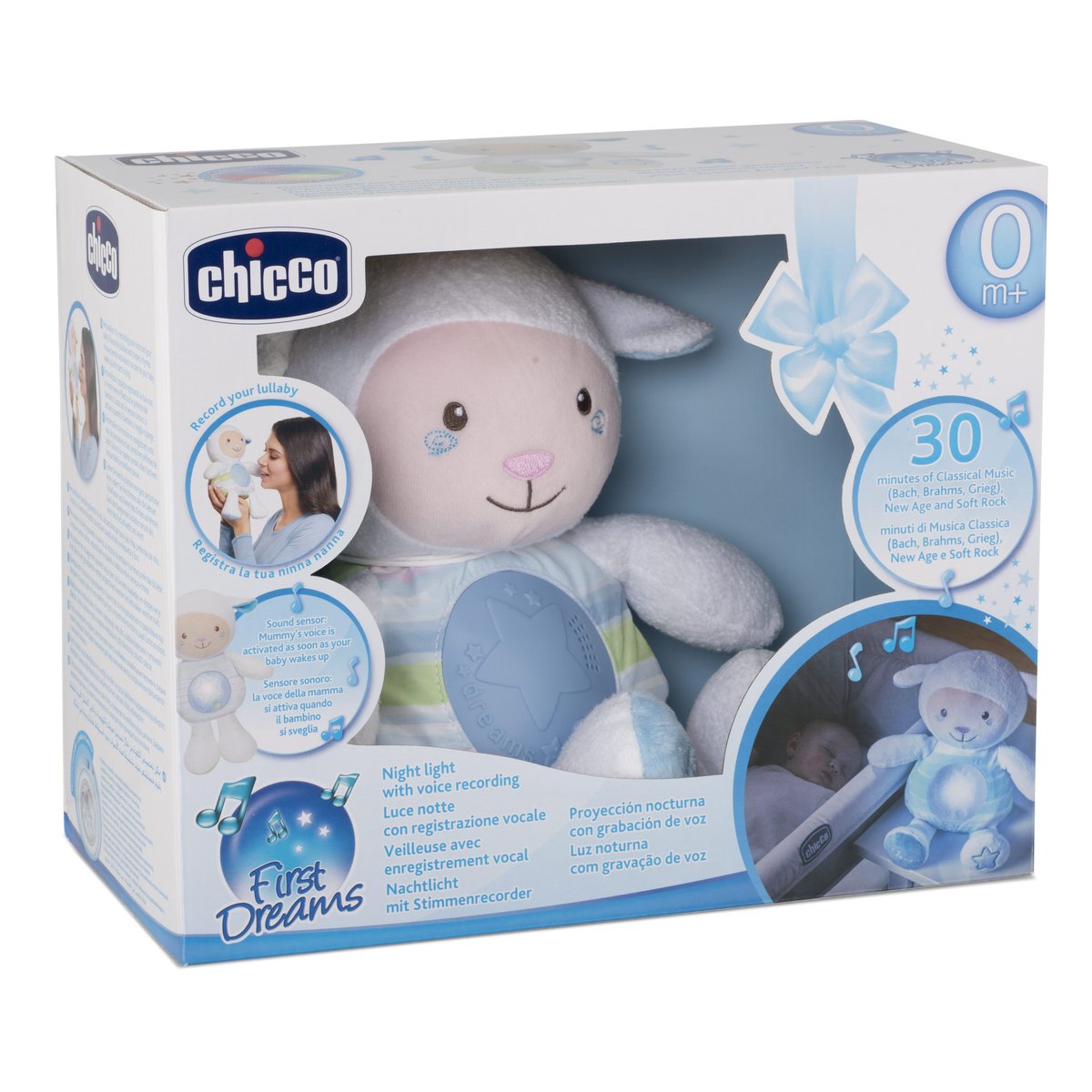 Chicco, Owieczka z projektorem, Niebieska