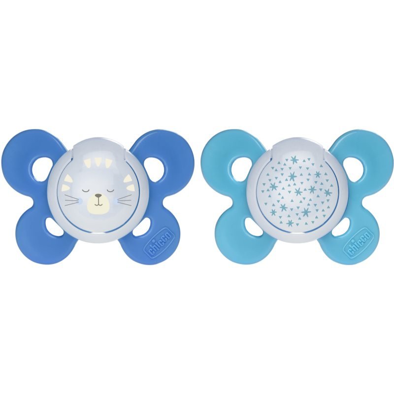 Inny producent Inny Producent Chicco Physio Comfort Night 16-36 M Smoczek Cat/Stars 2 Szt.