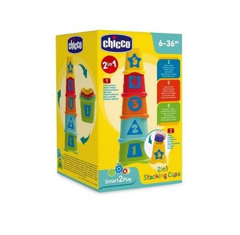 Chicco, Smart2Play, sorter Wieża Kubeczki, 2w1 - Chicco
