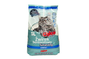 Chico Żwirek Bentonitowy Compact Naturalny 5L - Chico