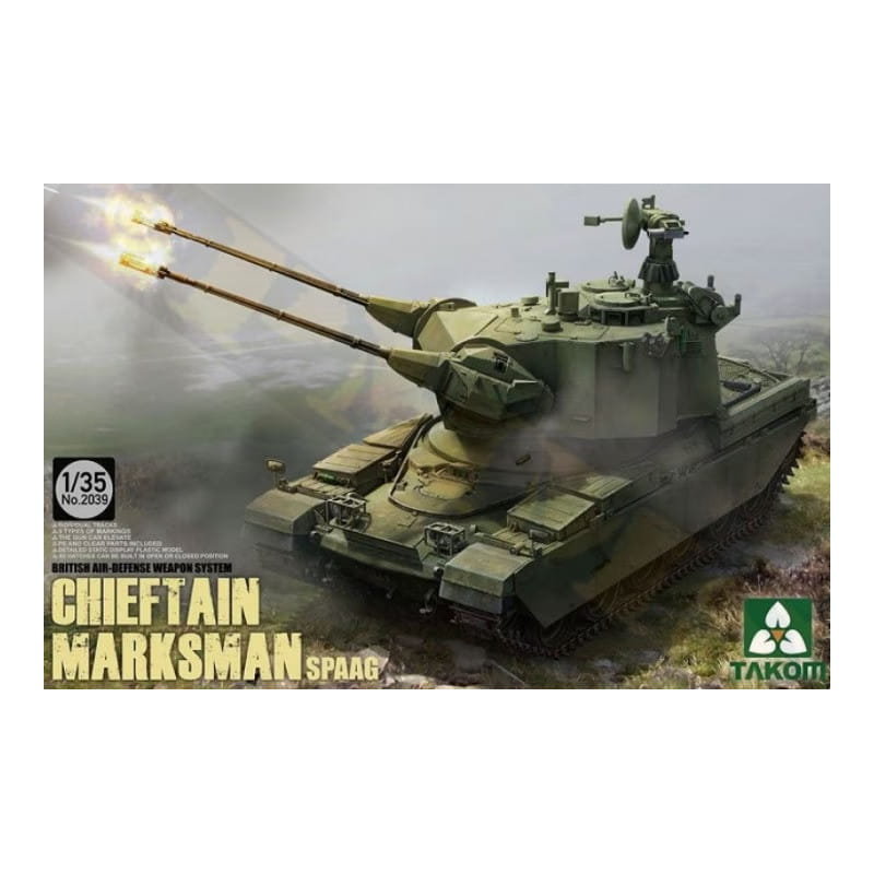 Фото - Збірна модель Marksman Chieftain   1:35 Takom 2039 (Spaag)