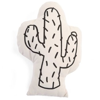 CHILDHOME Poduszka z płótna, z nadrukiem kaktusa - Childhome