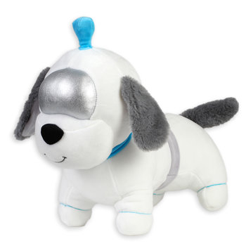 Chinchilla, kosmiczny pies, pluszak, biało-szary, 37cm - Chinchilla
