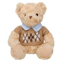 Chinchilla, Miś Sweter Beż, 20 Cm