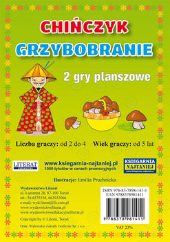 Chińczyk i Grzybobranie, gry planszowe, Literat - Literat