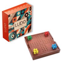 Chińczyk, Ludo, Pachisi - Drewniana Gra Planszowa, Logiczna, Mancala Games Mancala Games