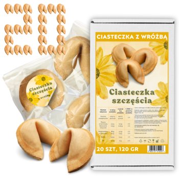 Chińskie Ciasteczka Szczęścia z Wróżbą dla Gości MagiaCiast 20 sztuk 120 g - Magia Ciast