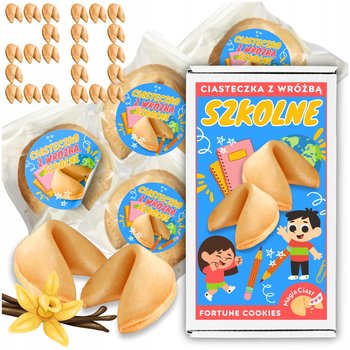 Chińskie Ciasteczka z wróżbą SZKOLNE MAGIA PRZEZNACZENIA dla uczniów 20 szt - Magia Ciast
