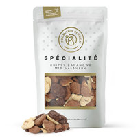 Chipsy bananowe mix czekolad 150 g PROMIENIE SŁOŃCA