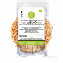 Chipsy jabłkowe frytki Jabłka suszone BIO 500g krojone z jabłek ze skórką Winoszarnia