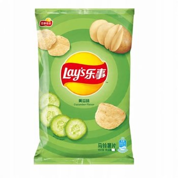 Chipsy ziemniaczane Cucumber Flavor o smaku zielonego ogórka 70g Lay's - Lay's