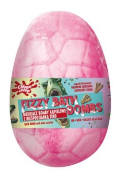 Chlapu Chlap Różowe Musujące Jajo Dinozaura z Niespodzianką 140G - Chlapu Chlap