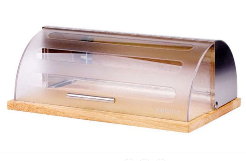 Chlebak Drewniano-Akrylowy Klausberg Kb-7096-Zdjęcie-0