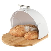 Chlebak Florina Helmet 37x26x22 cm biały kopułowy na pieczywo chleb Florina