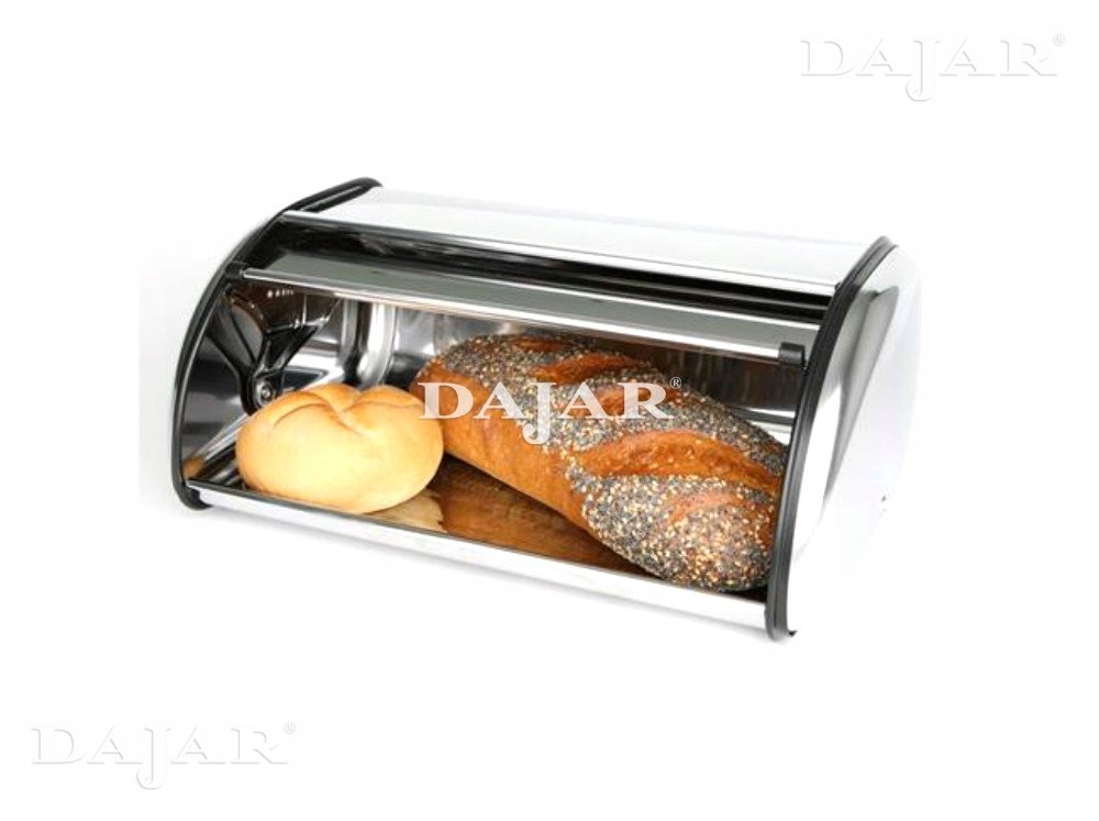 Chlebak ze stali nierdzewnej 43 x 27 x 18 cm DOMOTTI-Zdjęcie-0