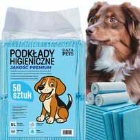 Chłonne Podkłady Maty Duże 60x90 dla Szczeniąt Psa Treningowe 50szt / Dazapets