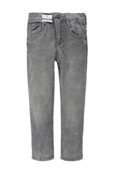 Chłopięce gładkie szare jeansy Tom Tailor - Tom Tailor