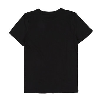 Chłopięcy czarny t-shirt z nadrukiem - Tom Tailor