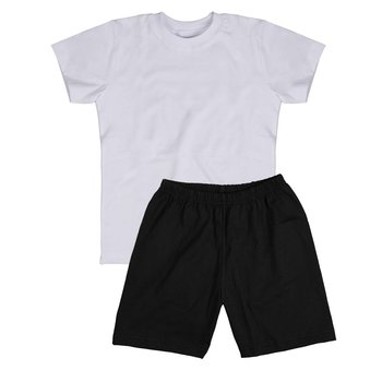 Chłopięcy strój sportowy T-shirt i spodenki, czarny, Tup Tup - Tup Tup