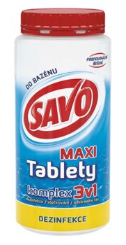 Chlor tabletki do basenu Savo 1,4 kg ( 7x 200g) - Savo