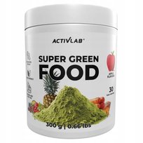 Chlorella Suplement Activlab Green Food Mix Witamin i Minerałów Jabłko 300g Activlab